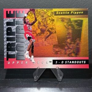 TD3 Scottie Pippen 1993-94 Upper Deck - Triple Double 3-D Standouts
